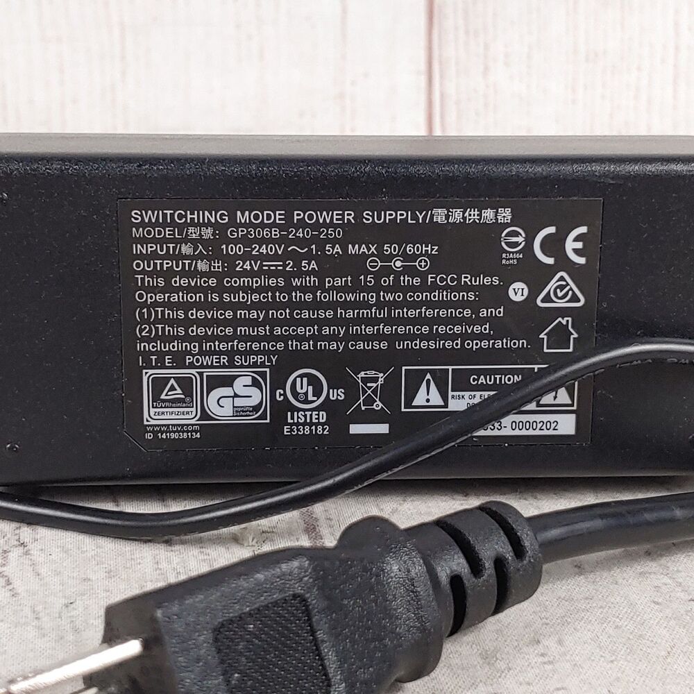Shenzhen SUN-2400300 Switching Adapter 24V 2.5A 72W Power Supply GP306B-240-250
